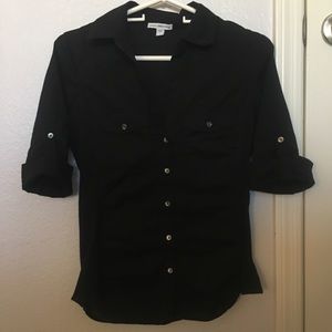 Black James Perse Button-up